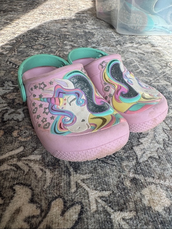 CROCS Other - Toddler Girl Pink Unicorn Crocs